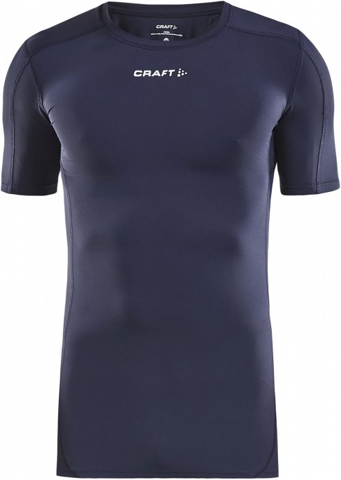 Craft - Baselayer Short Sleeve 24/25 - Bleu marine & blanc