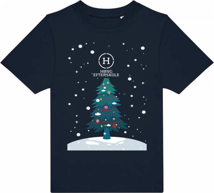 B&C - Høng Christmas T-Shirt Kids - Marino