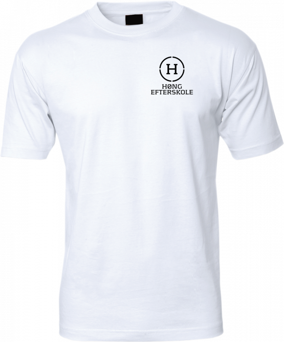 ID - Høng Bomulds T-Shirt Unisex - Biały